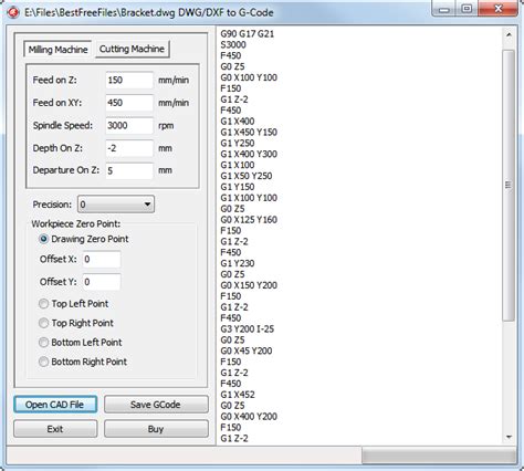 dwg to gcode converter free.